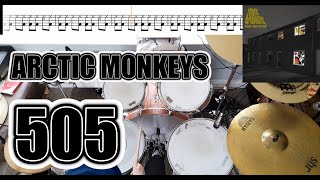 Arctic Monkeys  505  Drum Cover With SHEET MUSIC [upl. by Zea823]