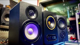 Yamaha HS5 vs Tannoy Gold 5 vs Mission LX2 PROFESSIONAL SOUND DEMO e REVIEW SuB EnG [upl. by Havot]