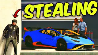 Stealing ALL quotSUPERCARSquot from Dealership in GTA 5 RP Gone Wrong [upl. by Bridwell]