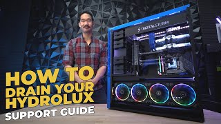 How to drain and refill your liquid cooled Digital Storm PC Level Up S2E2 [upl. by Sacha]