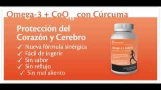 Omega 3  CoQ10 con Cúrcuma Coenzima Q10 de IMMUNOTEC [upl. by Cyrilla801]