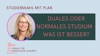 Duales oder normales Studium  was ist besser [upl. by Llesirg629]