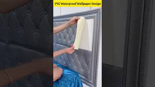 PVC Waterproof Wallpaper At Home New Design Ideas shorts wallpaper walldecor [upl. by Stoops]