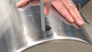 Learn To Brew Installing a Weldless Thermometer in a Kettle [upl. by Fem]