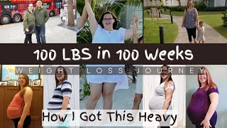 100 lbs in 100 weeks Weight Loss Journey How I got this Heavy [upl. by Elpmid]