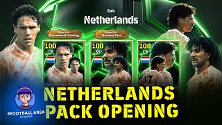 NETHERLANDS Double Booster Epic Pack Opening In Efootball25  eFootball Area [upl. by Wiebmer]