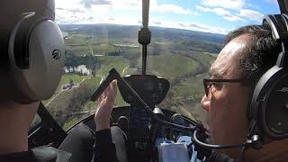 Sonoma Flight Academy Robinson R22 Helicopter Lesson 125 [upl. by Alesandrini740]