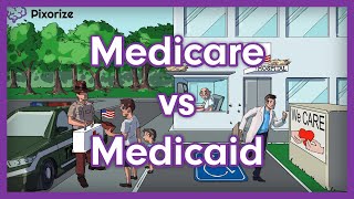 Medicare vs Medicaid  Mnemonic for USMLE [upl. by Sinai]