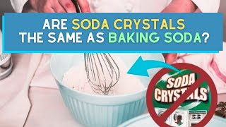 Are Soda Crystals The Same As Baking Soda [upl. by Sonahpets533]