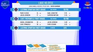 Leeming Spartan First Grade v East Fremantle First Grade [upl. by Melvin]