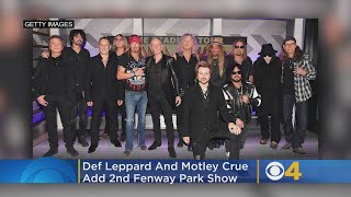 Def Leppard And Motley Crue Add 2nd Fenway Park Show [upl. by Yhtomot]