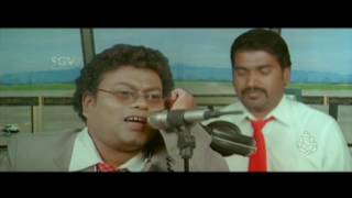 Rangayana Raghu Comedy stuck in plane  Mast Maja Maadi Kannada Comedy  Kannada Comedy Scenes [upl. by Aokek]