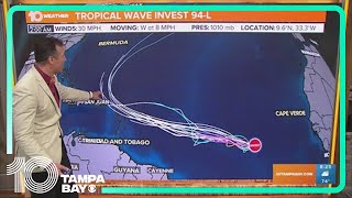 Tracking the Tropics Tropical Depression Sean forms in the Atlantic [upl. by Los119]