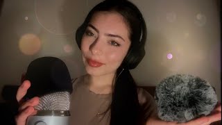 asmr  mic gripping amp rubbing bare foam fluffy mic [upl. by Howey]