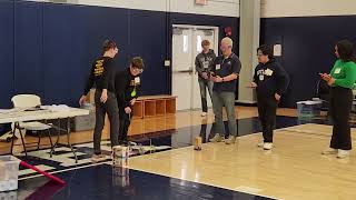 2023 Science Olympiad State Quarterfinals  Wheeled Vehicle Saint Simon White [upl. by Ahtiek]