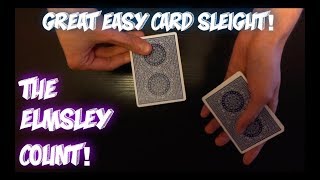 How To Do THE ELMSLEY COUNT Easy Card Sleight Tutorial [upl. by Luciana486]