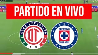 TOLUCA vs CRUZ AZUL en VIVO  LIGA MX  JORNADA 17 [upl. by Frasch349]