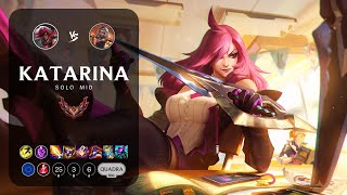 Katarina Mid vs Qiyana  EUW Grandmaster Patch 146 [upl. by Noryv]