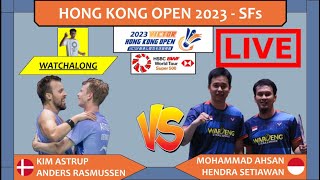 ASTRUPRASMUSSEN 🇩🇰 vs AHSANSETIAWAN 🇮🇩 LIVE HK Open 23 香港公开赛 SFs  Darence Chan Watchalong [upl. by Niac]