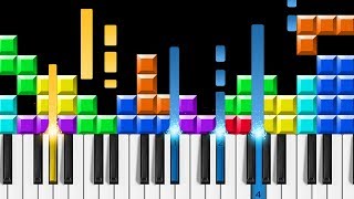 Tetris Theme  Piano Tutorial  How to play Tetris on piano [upl. by Niltac]