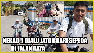 NEKAD  DJALU JATOH DARI SEPEDA DI JALAN RAYA [upl. by Kappel100]