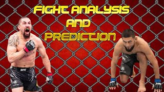 Robert Whittaker vs Khamzat Chimaev Fight Analysis amp Prediction [upl. by Padget56]