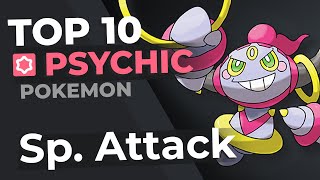 Top 10 Psychic Pokemon  Highest Special Attack [upl. by Hsirahc]