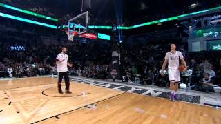 Mason Plumlee Jumps Over Brother Miles for his 2nd Dunk 2015 Sprite SlamDunk Contest [upl. by Leuas]