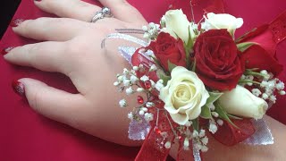 Hunting For a Corsage For Prom  Fake or Fresh Flowers How To Make Corsage [upl. by Ynaiffit]