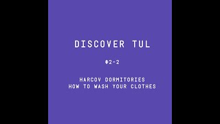 Discover TUL The Harcov Dormitories–How to wash your clothes [upl. by Venuti]