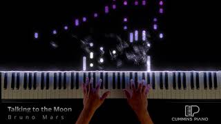 Talking to the Moon  Bruno Mars  Piano Cover  Sheet Music [upl. by Assert851]