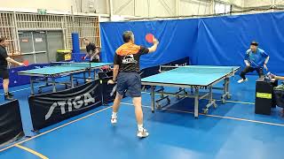 2024 NSW veterans table tennis div 2 Stephen Tai vs Han Phan set two [upl. by Bramwell]