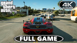 Grand Theft Auto 5 4K Ultra Graphics Gameplay Walkthrough Part 1  GTA 5 PC 4K 60FPS FULL GAME [upl. by Enelrihs]