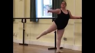 Intermediate Foundation Battements Fondus by an adult ballet student [upl. by Chill]