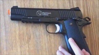 KWC Elite Force 1911 Co2 Blowback Airsoft Pistol MaintenanceReassembly Guide [upl. by Assirt]