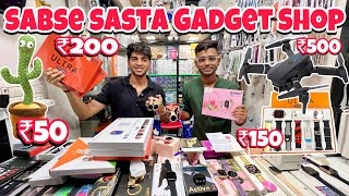 Mumbai Ki Sabse Sasti Shop  Smart Gadget in ₹50😱 Smart Watche Drone Earbuds amp More [upl. by Jc]