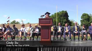 Graduation Speeches from the Class of 2018 [upl. by Cogan82]