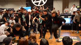 Gear vs Soulja Twiggz｜MENS TOURNAMENT BEST 16 ⑧｜KING OF BUCK 8｜20171210 [upl. by Nya]