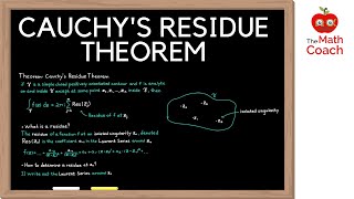 Cauchys Residue Theorem with Examples  Complex Integration  Complex Analysis 16 [upl. by Oiramej]