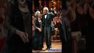 An old couples first time on stage agt talent americasgottalent [upl. by Turley]