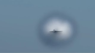 FA18 Super Hornet breaking the sound barrier [upl. by Clair]