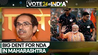 Maharashtra Election Results Big dent for NDA in Maharashtra  India elections  WION [upl. by Alica]