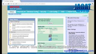 Buffalo WZRHPG300NH  Firmware Update to DDWRT [upl. by Adihsaar]