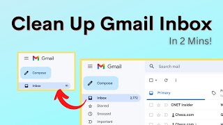 How To Clean Up Gmail Inbox  Fast and Easily [upl. by Pier836]