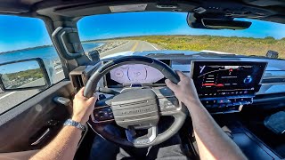 What Its Like To Drive A Hummer EV POV  Crabwalk Mode [upl. by Warrin]