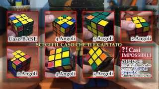 Soluzione Completa CUBO di RUBIK 7° Passo Finale 4 angoli da orientare con METODO a STRATI [upl. by Frasier968]