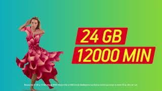 24 GB şi 12 000 minute  BONUS pentru reîncărcare cu cartela Prepay de la Unité [upl. by Amein991]