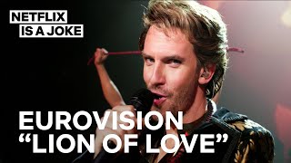 Eurovision  Lion Of Love  Netflix Is A Joke [upl. by Hcahsem313]