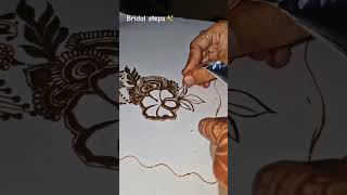 steps of bridal mehndibridal❤️✨viralvideo like bollywood arijitsingh newsong music foryou [upl. by Chappelka]