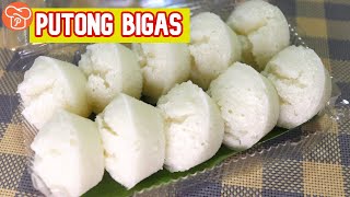 How to Make Putong Bigas  Rice Puto  Pinoy Easy Recipes [upl. by Nahtahoj]